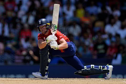 Jos Buttler bats against USA